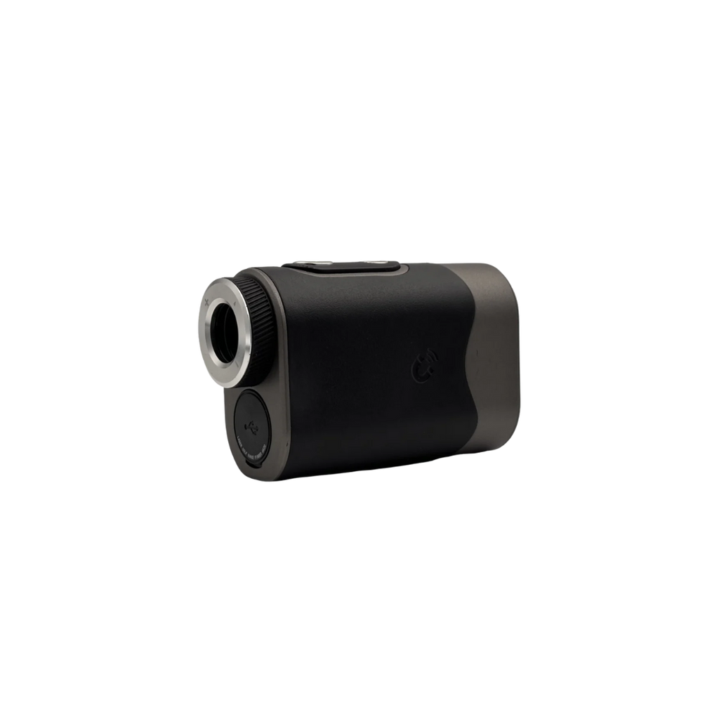 Black and silver laser rangefinder 