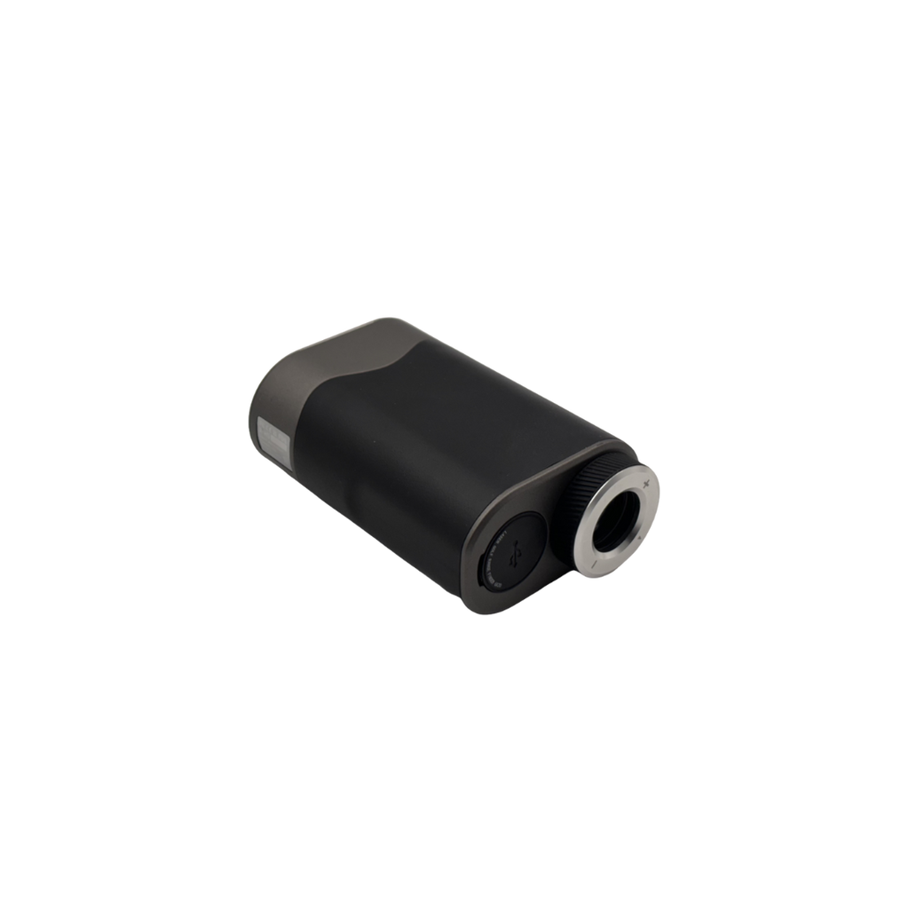 Black and silver golf rangefinder