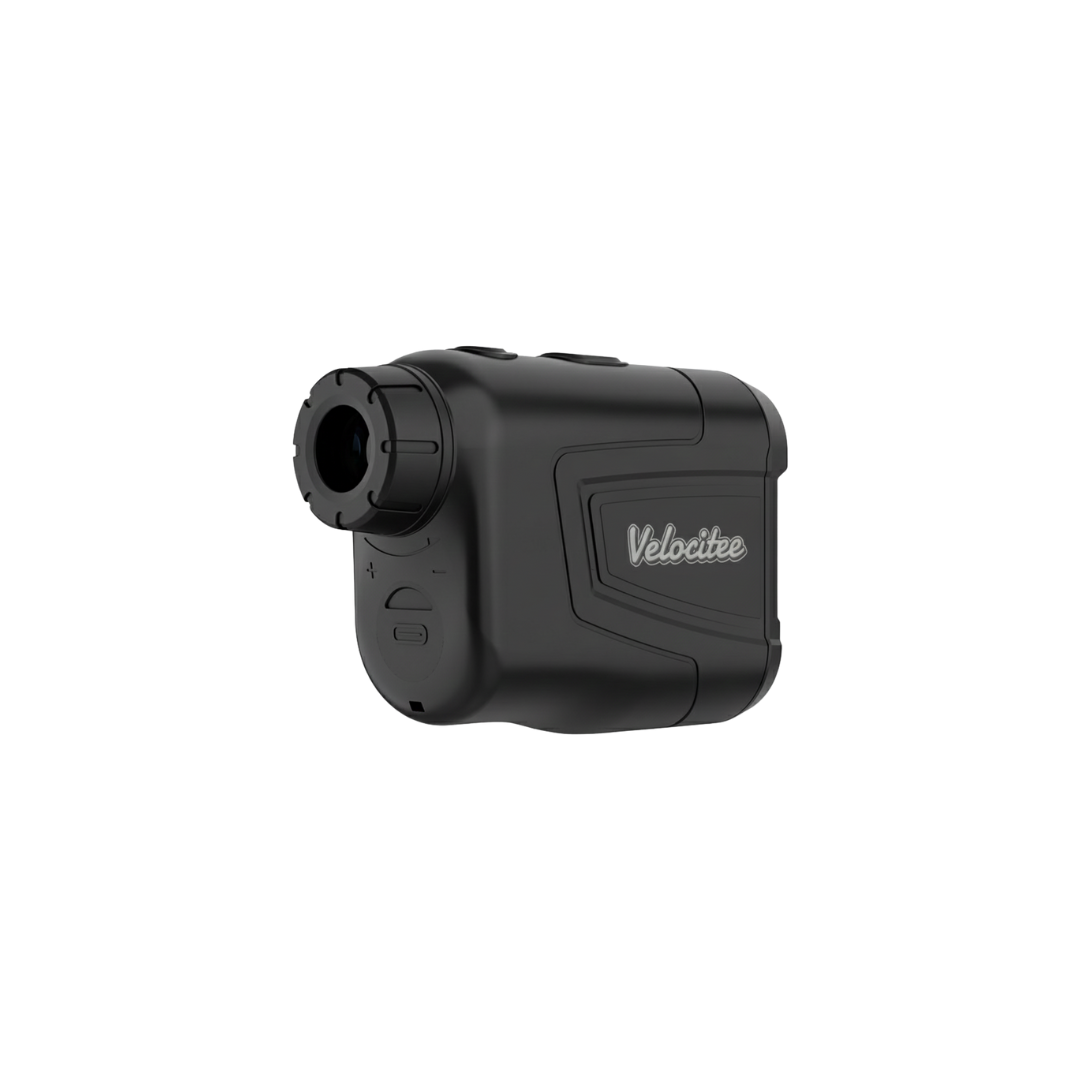Black laser rangefinder with 'Velocite' branding